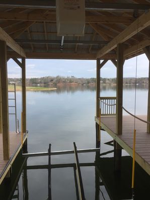 Wiring New Dock & Boat Lift in Hickory, NC (2)