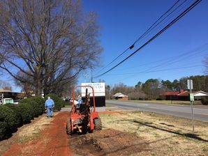 Commercial Electric at Dental Office - Trenching & Wiring Sign in Hickory, NC (1)
