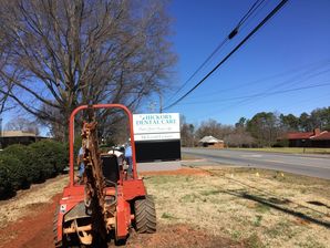 Commercial Electric at Dental Office - Trenching & Wiring Sign in Hickory, NC (2)