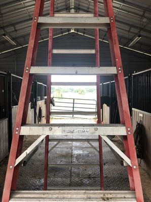 Install LED Lighting in Newton, North Carolina at a Horse Barn (4)