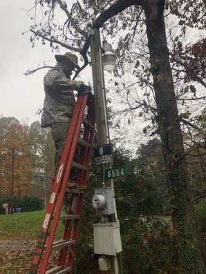 Install New LED Pole Light in Lake Hickory, NC (2)