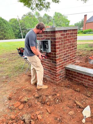 Wiring for Gate & Lights in Hickory, NC (2)